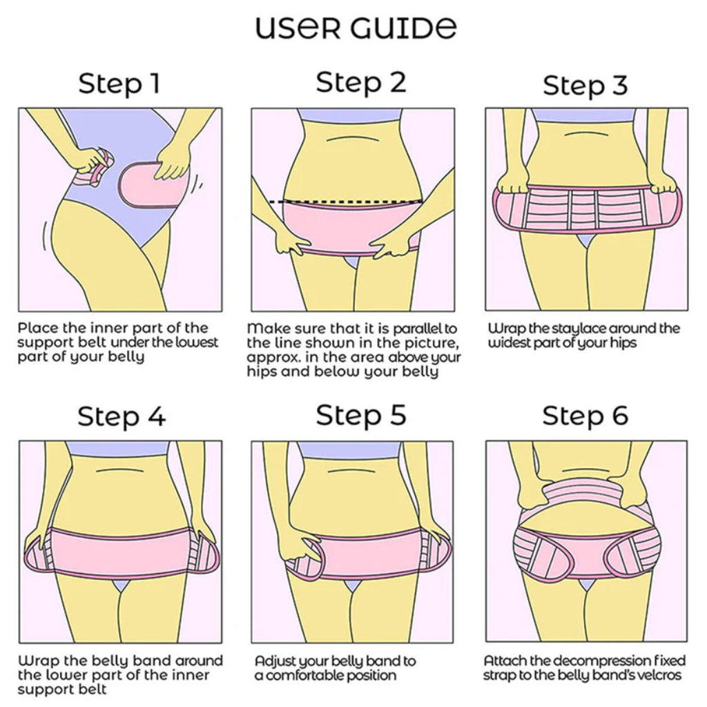 3-in-1 Pregnancy Back Support Belt