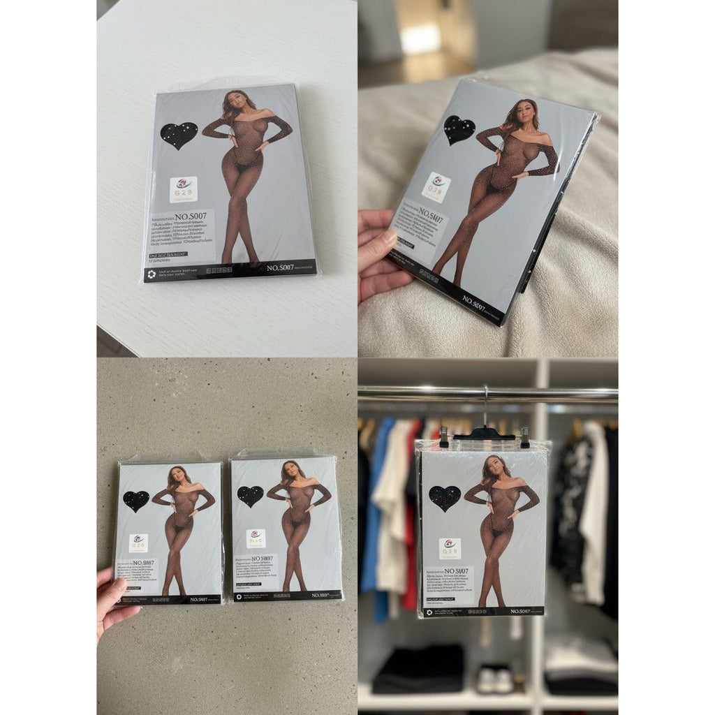 Women's fishnet bodystocking lingerie